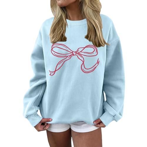 Generic Chandails Surdimensionn S Avec Noeud Pour Femmes Pull Over