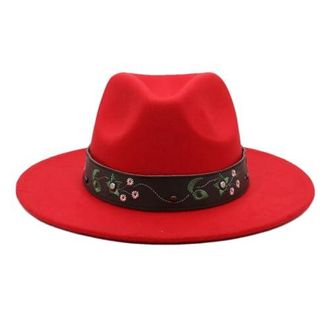 Generic Chapeau Panama Large Bord Fedora Pour Homme Et Femme Style