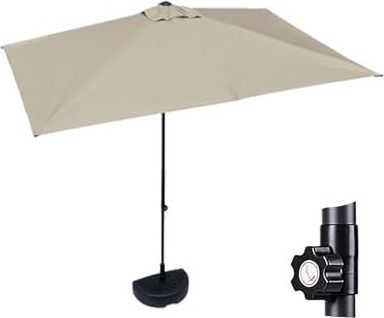 Generic Parasol de jardin imperméable et coupe vent grand diamètre 250