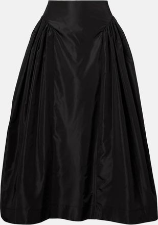 Simone Rocha Gonna midi in taffetà