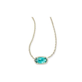 Kendra Scott Elisa Pendant Necklace In London Blue