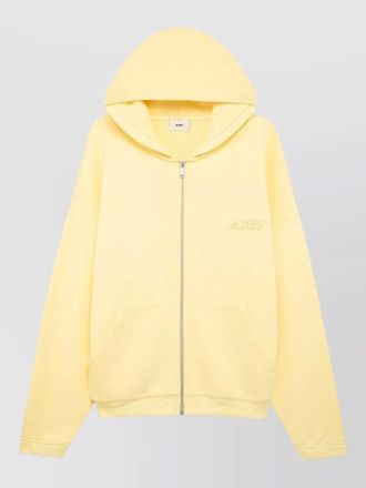 Autry hooded crewneck jacket kangaroo pockets
