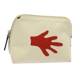 Bulgari Pre-owned Canvas Clutch - Dames - Vintage Tassen - Wit - ONE Size - Vintage