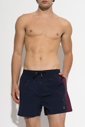 Dsquared2 Swim Shorts With Logo, Mens, Navy Blue