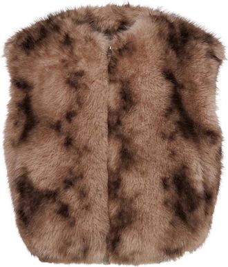 Beaumont Amsterdam Lucinda Gilet - Dames - Jassen - Bruin - Maat: M
