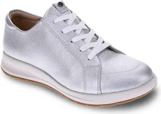 Revere Comfort Shoes Womens Athens Lace-Up Comfort Sneaker In Pearl
