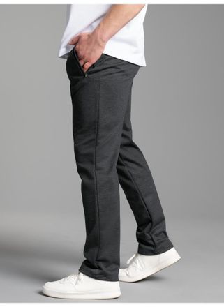 Trigema Sweathose TRIGEMA TRIGEMA Freizeithose aus Sweat-Qualit&auml;t, Herren, Gr. 3XL, US-Gr&ouml;ssen, grau (anthrazit, melange), 70% Baumwolle, 30% Polyester, Hosen