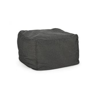 BIZZOTTO Bizzotto - Puf De Exterior En Tejido Sparrow Antracita 50x50x H36 Cm