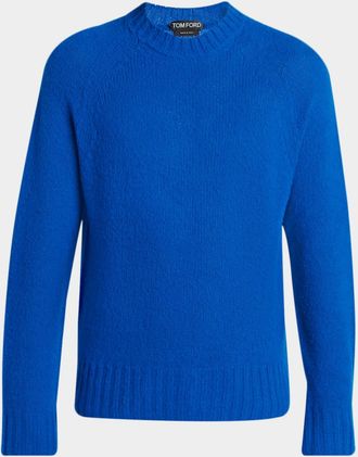 Tom Ford Men & apos;s Brushed Cashmere Raglan Crewneck Sweater