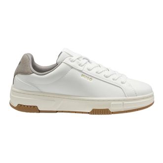 HUGO BOSS Hugo, Sneakers, male, White, Size: 6 US Flat Sneakers