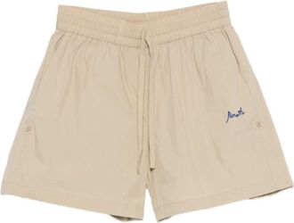 Parosh nylon en katoenen shorts