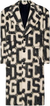 GCDS Monogram Jas - Dames - Mantel - Veelkleurig - 3XL - Wol - Jassen