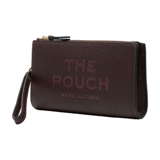 Marc Jacobs Womens The Pouch Wallet Brown Cowhide