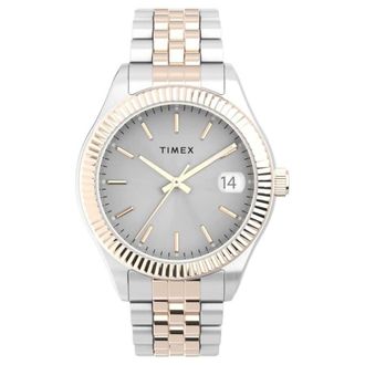 Timex Waterbury Quartz Silver Dial Ladies Watch TW2T87000