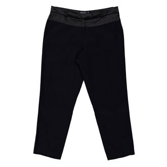 Ferragamo Ferragamo Cady Parte Opaca Tailored Trousers in Black, Brand Size 48 ( US Size 14 )