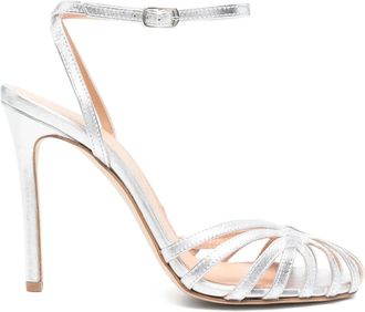 The Seller 100 mm Olimpia sandalen - Zilver