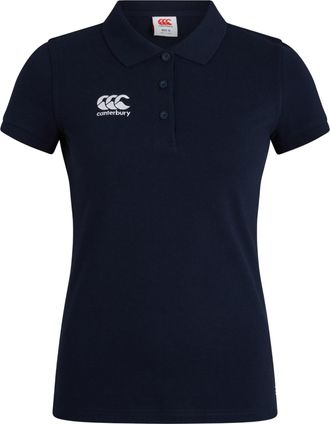 Canterbury Of New Zealand Dames/Dames Waimak Poloshirt (Marine)