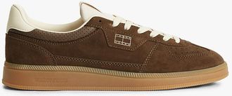 Tommy Hilfiger Mens Tommy Jeans Suede Skater Sneaker - Brown - US 11.5 / EU 45