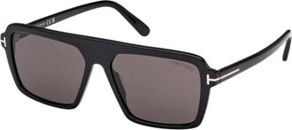 Tom Ford Vincent Zonnebril - Heren - Accessoires - Zwart - Maat: 56 MM