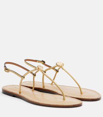 Amanu Studio Naivasha leather thong sandals
