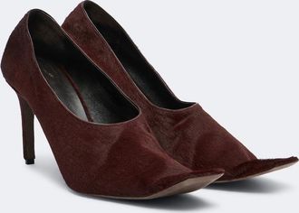 Khaite Marlene calf hair pumps