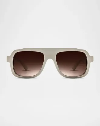 Thierry Lasry Men & apos;s Positivy 3937 Acetate Aviator Sunglasses