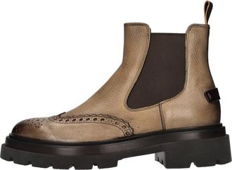 Santoni Heren, Schoenen, Bruin, Maat: 41 EU Leer