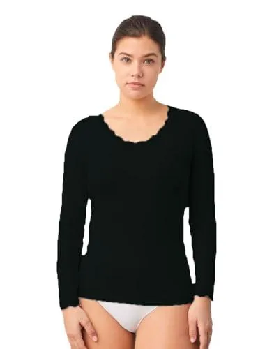 T-shirt Manches Longues Ysabel Mora - Noir - Taille XL - En Coton Et Élasthanne - Neuf Avec étiquettes