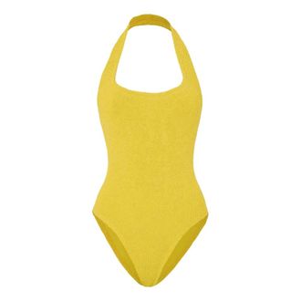 Hunza G One-piece, female, Yellow, Size: ONE SIZE Sandy Swimsuit
