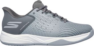 Skechers Performance Slip-ins Relaxed Fit Viper Court Reload Polyurethane Mens Grey/Charcoal Trainers Pu - Size UK 12