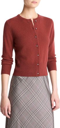 Vince Metal Button Wool & Cashmere-Blend Cardigan