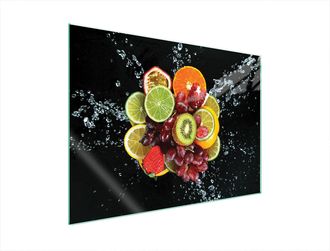 OEM Piastra Protettiva In Vetro Per Fornello 70x52 Frutta