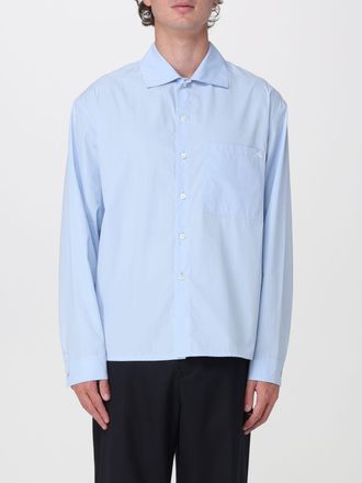 Jil Sander Long-Sleeved Cotton Shirt with Patch Pocket