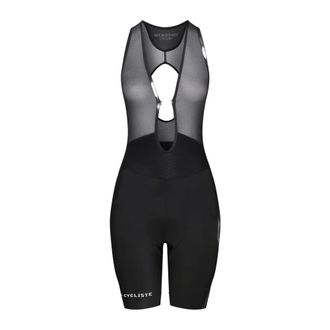 Cafe du Cycliste Bike Clothing, male, Black, Size: L Black Silk Nylon Cycling Shorts
