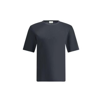 Saint Laurent Black Cotton Mens T-Shirt