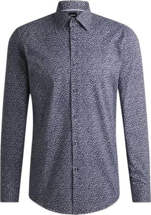 HUGO BOSS Hombre, Camisas, Azul, Talla: L
