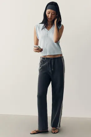Sundry 100% Cotton Straight-Leg Track Pants