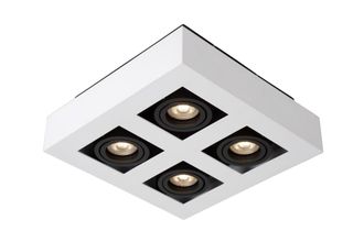Lucide XIRAX Dimmable Stylish Rotatable Indoor Ceiling Spotlight GU10 in White