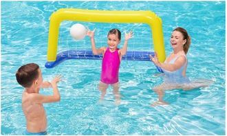 Trade Shop Trade Shop - Porta Gonfiabile Galleggiante Water Polo Con Palla Giallo 137x66cm Bambini 52123