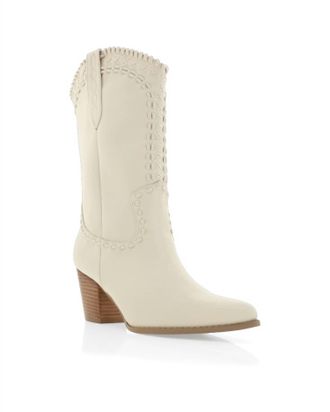 Billini Womens Fulya Western Boot In Ivory
