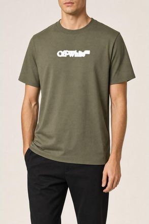 Off-white Mens Winter Moss Cotton Slim Shirt, Size XS