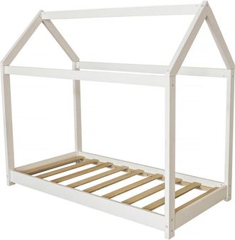 Habitat et Jardin Habitat Et Jardin - Cama Caba&ntilde;a Infantil camilla - 140 X 70 Cm - Blanco