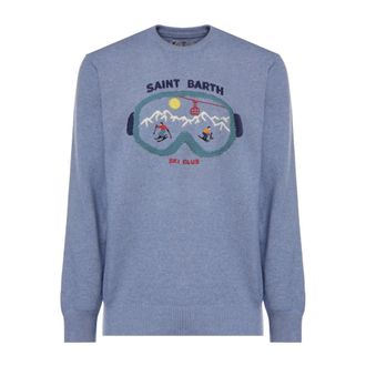 MC2 Saint Barth Maglieria a girocollo - - Knitwear - Uomo - Blu - XL