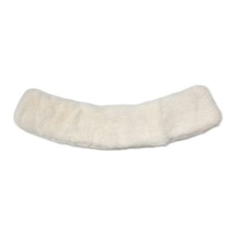 Dolce & Gabbana Winter Scarves, female, White, Size: ONE SIZE Fs142A Fuplh Mink Fur Collar