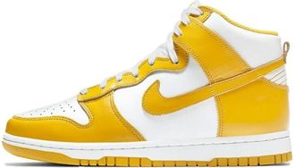 Nike Fitness, Dames, Geel, 36 1/2 EU, Leer, Dunk High Dark Sulfur