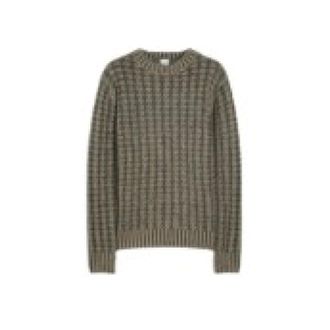 Aspesi Truien & Vesten, Heren, Grijs, XL, Wol, Wool Crewneck Sweater