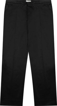Toteme Cropped Straight Pants With Tailored Fit And Minimalist Design