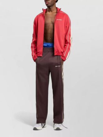 Palm Angels logo knee length swim shorts back pocket