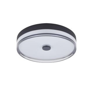 Lindby L&aacute;mpara De Techo Led aldorin En Negro Pl&aacute;stico - Lindby