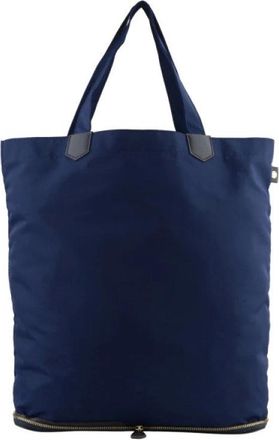Pourchet Tassen, Dames, Blauw, ONE Size, Leer, Easy Travel Petit Tote